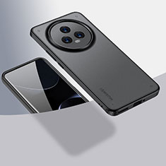Huawei Honor Magic5 5G用ハイブリットバンパーケース クリア透明 プラスチック カバー AC1 ファーウェイ ブラック