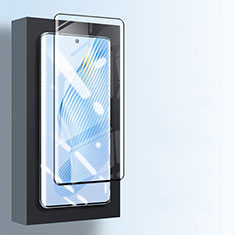 Huawei Honor Magic5 5G用強化ガラス フル液晶保護フィルム ファーウェイ ブラック