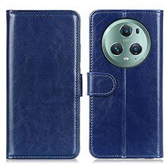 Huawei Honor Magic5 Pro 5G用手帳型 レザーケース スタンド カバー M07L ファーウェイ ネイビー