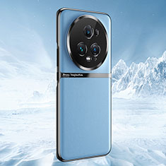 Huawei Honor Magic5 Pro 5G用ケース 高級感 手触り良いレザー柄 JB3 ファーウェイ ブルー