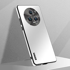 Huawei Honor Magic5 Pro 5G用ハードケース プラスチック 質感もマット カバー AT1 ファーウェイ ホワイト