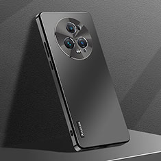 Huawei Honor Magic5 Pro 5G用ハードケース プラスチック 質感もマット カバー AT1 ファーウェイ ブラック