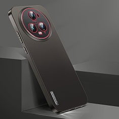 Huawei Honor Magic5 Pro 5G用ハードケース プラスチック 質感もマット カバー JL1 ファーウェイ ブラック