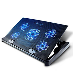 Huawei Honor MagicBook 15用ノートブックホルダー クーラー 冷却パッド ファン ラップトップスタンド 9インチ〜16インチ M01 ファーウェイ ブラック