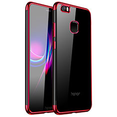 Huawei Honor Note 8用極薄ソフトケース シリコンケース 耐衝撃 全面保護 クリア透明 H01 ファーウェイ レッド