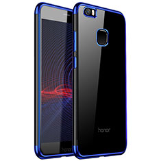 Huawei Honor Note 8用極薄ソフトケース シリコンケース 耐衝撃 全面保護 クリア透明 H01 ファーウェイ ネイビー