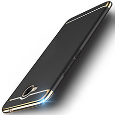 Huawei Honor Play 6用ケース 高級感 手触り良い メタル兼プラスチック バンパー ファーウェイ ブラック