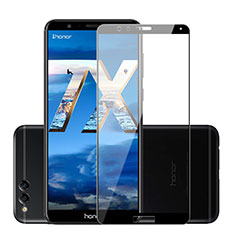 Huawei Honor Play 7X用強化ガラス フル液晶保護フィルム F04 ファーウェイ ブラック