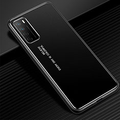Huawei Honor Play4 5G用ケース 高級感 手触り良い アルミメタル 製の金属製 カバー ファーウェイ ブラック
