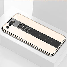 Huawei Honor V20用ハイブリットバンパーケース プラスチック 鏡面 カバー K01 ファーウェイ ゴールド