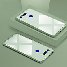 Huawei Honor V20用ハイブリットバンパーケース プラスチック 鏡面 カバー T01 ファーウェイ グリーン