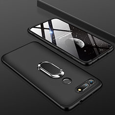 Huawei Honor V20用ハードケース プラスチック 質感もマット 前面と背面 360度 フルカバー P01 ファーウェイ ブラック