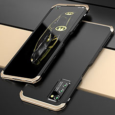 Huawei Honor V30 Pro 5G用ケース 高級感 手触り良い アルミメタル 製の金属製 カバー ファーウェイ ゴールド・ブラック