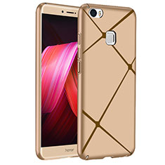 Huawei Honor V8 Max用ハードケース プラスチック ライン ファーウェイ ゴールド