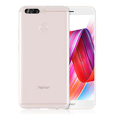 Huawei Honor V9用極薄ソフトケース シリコンケース 耐衝撃 全面保護 クリア透明 T08 ファーウェイ クリア