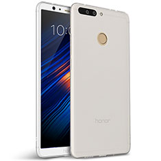 Huawei Honor V9用極薄ソフトケース シリコンケース 耐衝撃 全面保護 ファーウェイ ホワイト