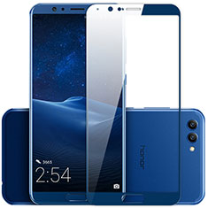 Huawei Honor View 10用強化ガラス フル液晶保護フィルム ファーウェイ ネイビー