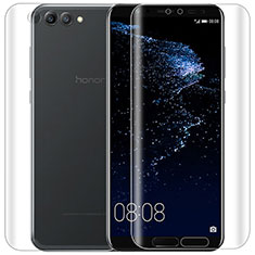 Huawei Honor View 10用強化ガラス 液晶保護フィルム 背面保護フィルム同梱 ファーウェイ クリア