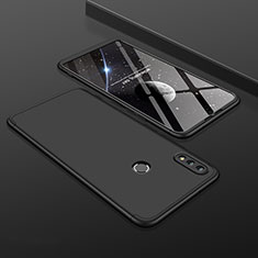 Huawei Honor View 10 Lite用ハードケース プラスチック 質感もマット 前面と背面 360度 フルカバー ファーウェイ ブラック