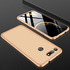 Huawei Honor View 20用ハードケース プラスチック 質感もマット 前面と背面 360度 フルカバー ファーウェイ ゴールド