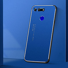 Huawei Honor View 20用ケース 高級感 手触り良い アルミメタル 製の金属製 カバー T04 ファーウェイ ネイビー