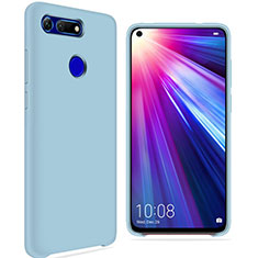 Huawei Honor View 20用360度 フルカバー極薄ソフトケース シリコンケース 耐衝撃 全面保護 バンパー C05 ファーウェイ ブルー