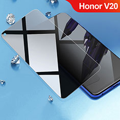 Huawei Honor View 20用反スパイ 強化ガラス 液晶保護フィルム M01 ファーウェイ クリア