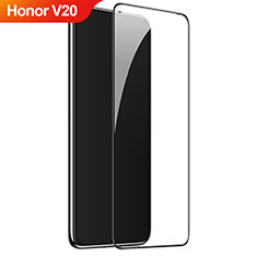 Huawei Honor View 20用強化ガラス フル液晶保護フィルム F04 ファーウェイ ブラック