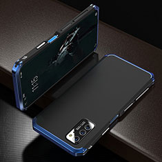 Huawei Honor View 30 5G用ケース 高級感 手触り良い アルミメタル 製の金属製 カバー M01 ファーウェイ ネイビー・ブラック