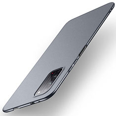 Huawei Honor X10 5G用ハードケース プラスチック 質感もマット カバー P01 ファーウェイ グレー