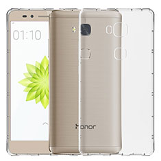 Huawei Honor X5用極薄ソフトケース シリコンケース 耐衝撃 全面保護 クリア透明 T02 ファーウェイ クリア