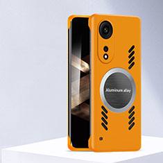 Huawei Honor X5 Plus用ハードケース プラスチック 質感もマット カバー Mag-Safe 磁気 Magnetic ファーウェイ オレンジ