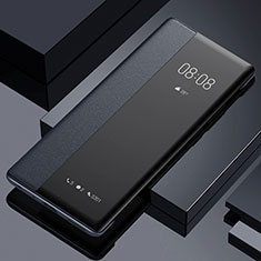 Huawei Honor X5 Plus用手帳型 レザーケース スタンド カバー ファーウェイ ブラック