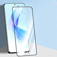 Huawei Honor X50i 5G用強化ガラス フル液晶保護フィルム F02 ファーウェイ ブラック