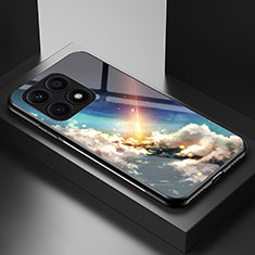 Huawei Honor X6S用ハイブリットバンパーケース プラスチック パターン 鏡面 カバー LS1 ファーウェイ マルチカラー