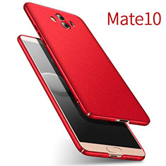 Huawei Mate 10用ハードケース プラスチック 質感もマット ファーウェイ レッド