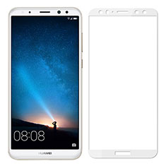 Huawei Mate 10 Lite用強化ガラス フル液晶保護フィルム F03 ファーウェイ ホワイト