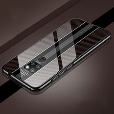Huawei Mate 20用ケース 高級感 手触り良い アルミメタル 製の金属製 360度 フルカバーバンパー 鏡面 カバー T08 ファーウェイ ブラック