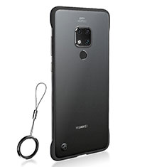 Huawei Mate 20用ハードケース プラスチック 質感もマット カバー P01 ファーウェイ ダークグレー