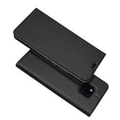 Huawei Mate 20 Pro用手帳型 レザーケース スタンド カバー L06 ファーウェイ ブラック