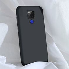 Huawei Mate 20 X 5G用360度 フルカバー極薄ソフトケース シリコンケース 耐衝撃 全面保護 バンパー C04 ファーウェイ ブラック