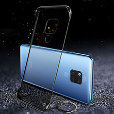 Huawei Mate 20 X 5G用ハードカバー クリスタル クリア透明 S05 ファーウェイ ブラック
