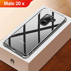 Huawei Mate 20 X用極薄ソフトケース シリコンケース 耐衝撃 全面保護 クリア透明 T03 ファーウェイ クリア
