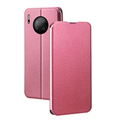 Huawei Mate 30 5G用手帳型 レザーケース スタンド カバー T05 ファーウェイ ピンク