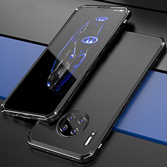 Huawei Mate 30 5G用ケース 高級感 手触り良い アルミメタル 製の金属製 カバー T03 ファーウェイ ブラック