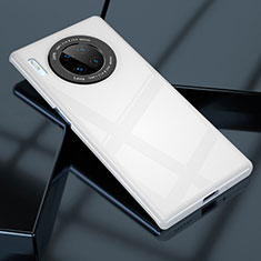 Huawei Mate 30 5G用ハードケース プラスチック 質感もマット カバー P05 ファーウェイ ホワイト