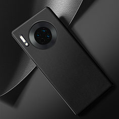 Huawei Mate 30用ケース 高級感 手触り良いレザー柄 R01 ファーウェイ ブラック