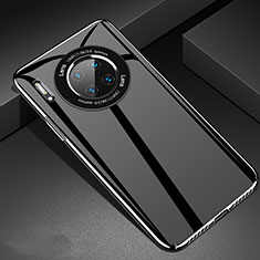 Huawei Mate 30用ハードケース プラスチック 質感もマット カバー P01 ファーウェイ ブラック