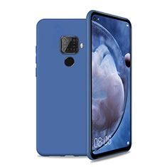 Huawei Mate 30 Lite用360度 フルカバー極薄ソフトケース シリコンケース 耐衝撃 全面保護 バンパー S04 ファーウェイ ネイビー