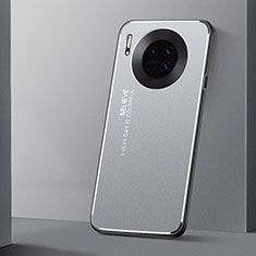 Huawei Mate 30 Pro 5G用ケース 高級感 手触り良い アルミメタル 製の金属製 カバー T01 ファーウェイ シルバー